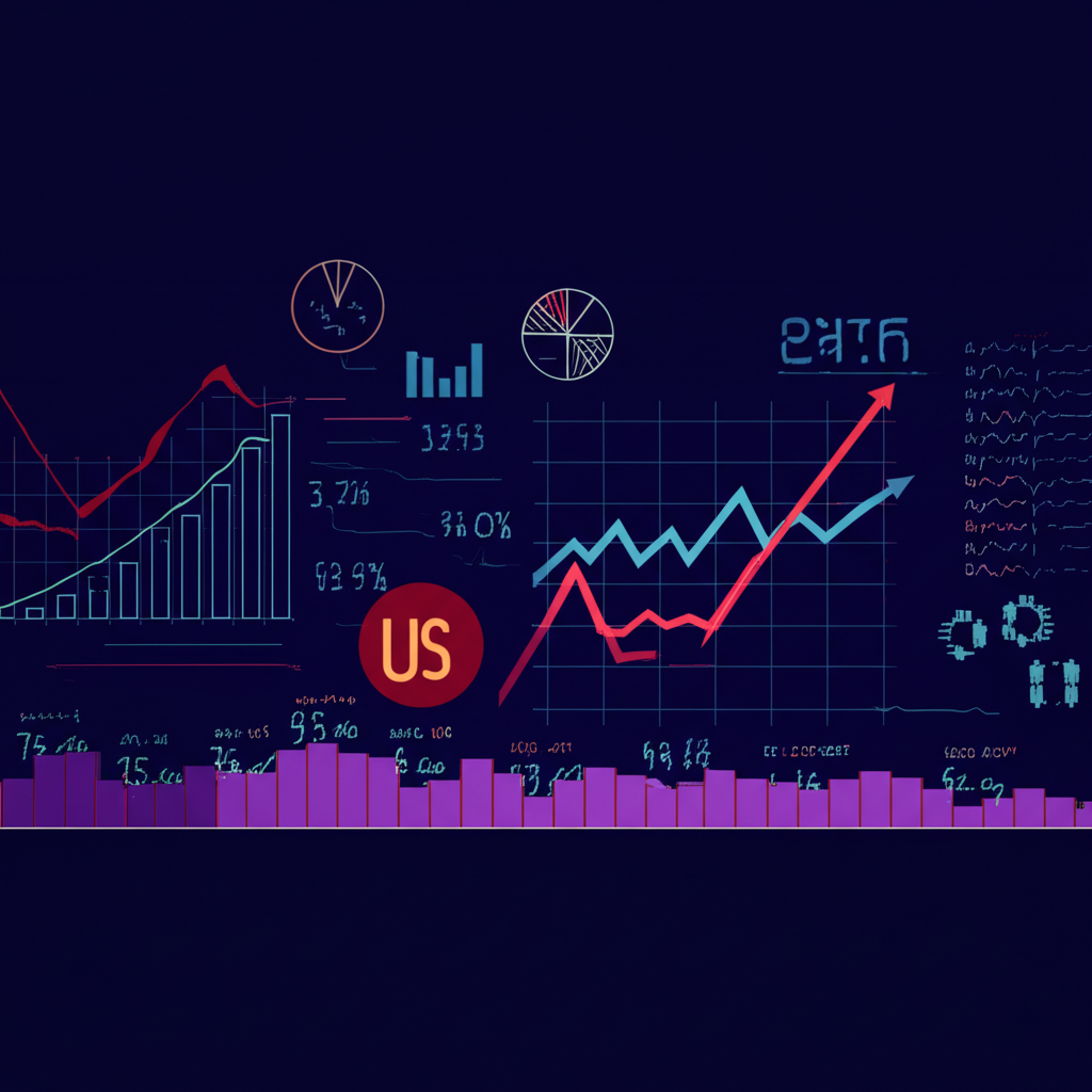 US market data illustration