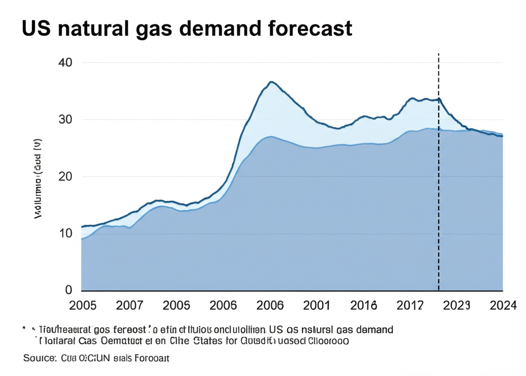 US natural gas demand forecast