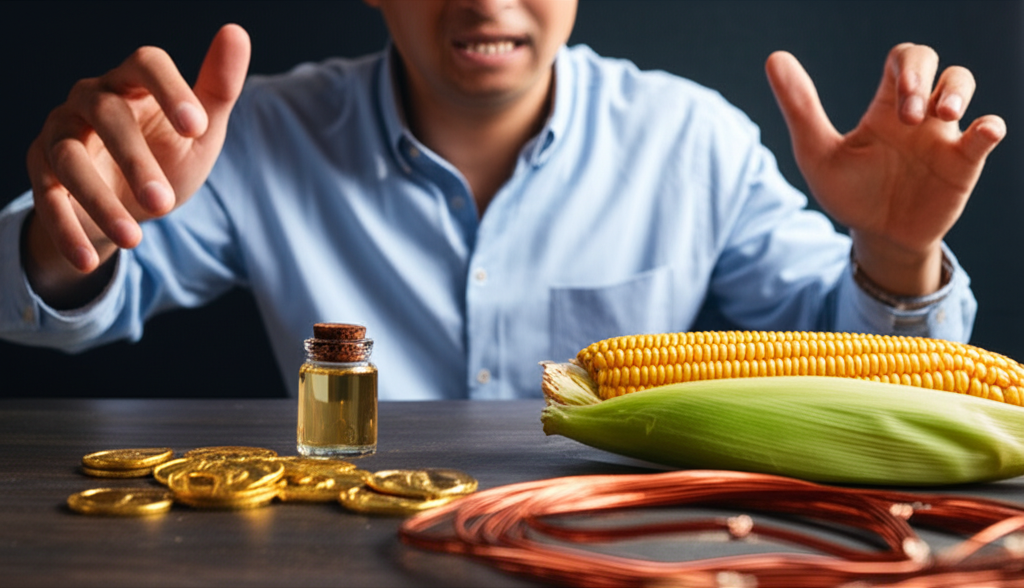 US investor reviewing options for commodity investments in a modern trading setup
