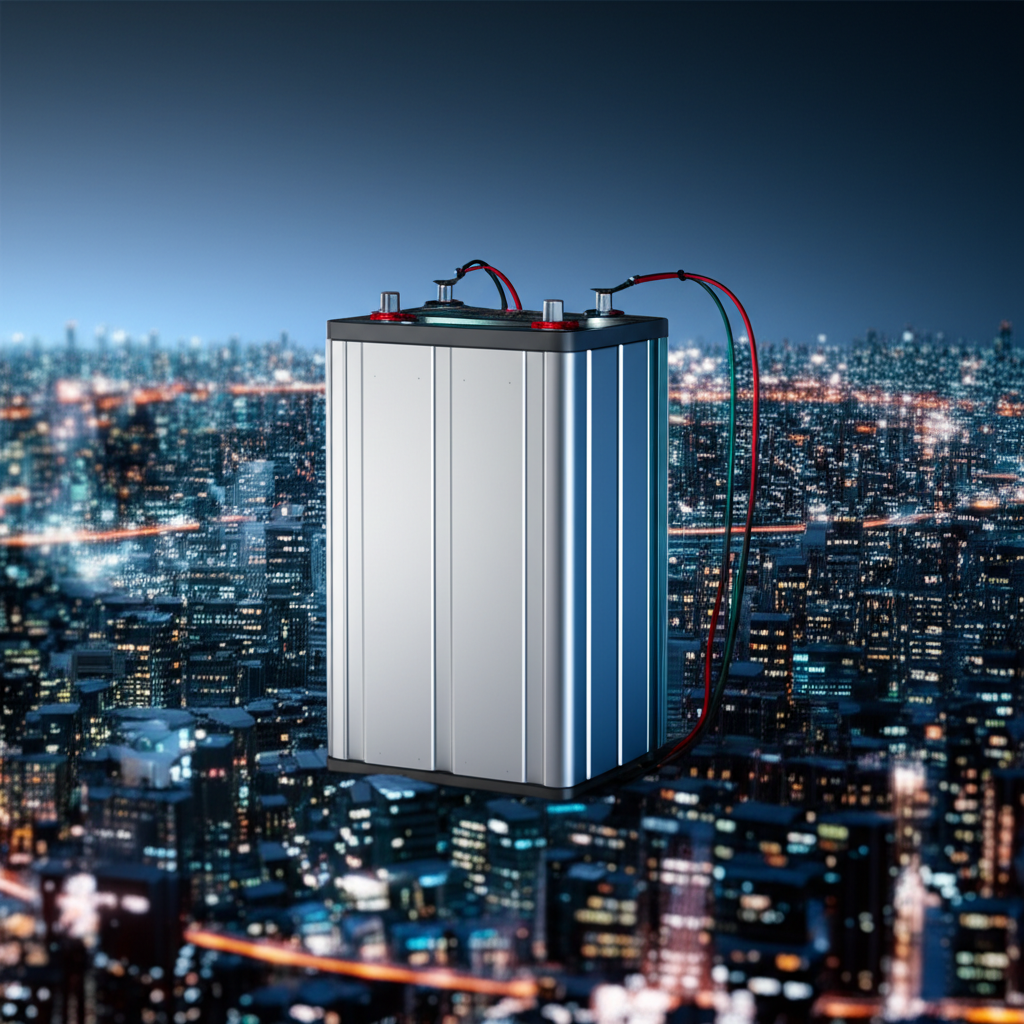 Battery cell powering city