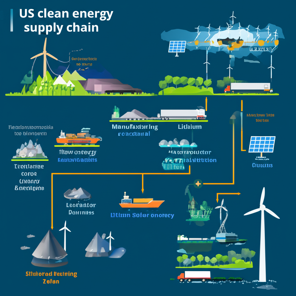 US clean energy supply chain
