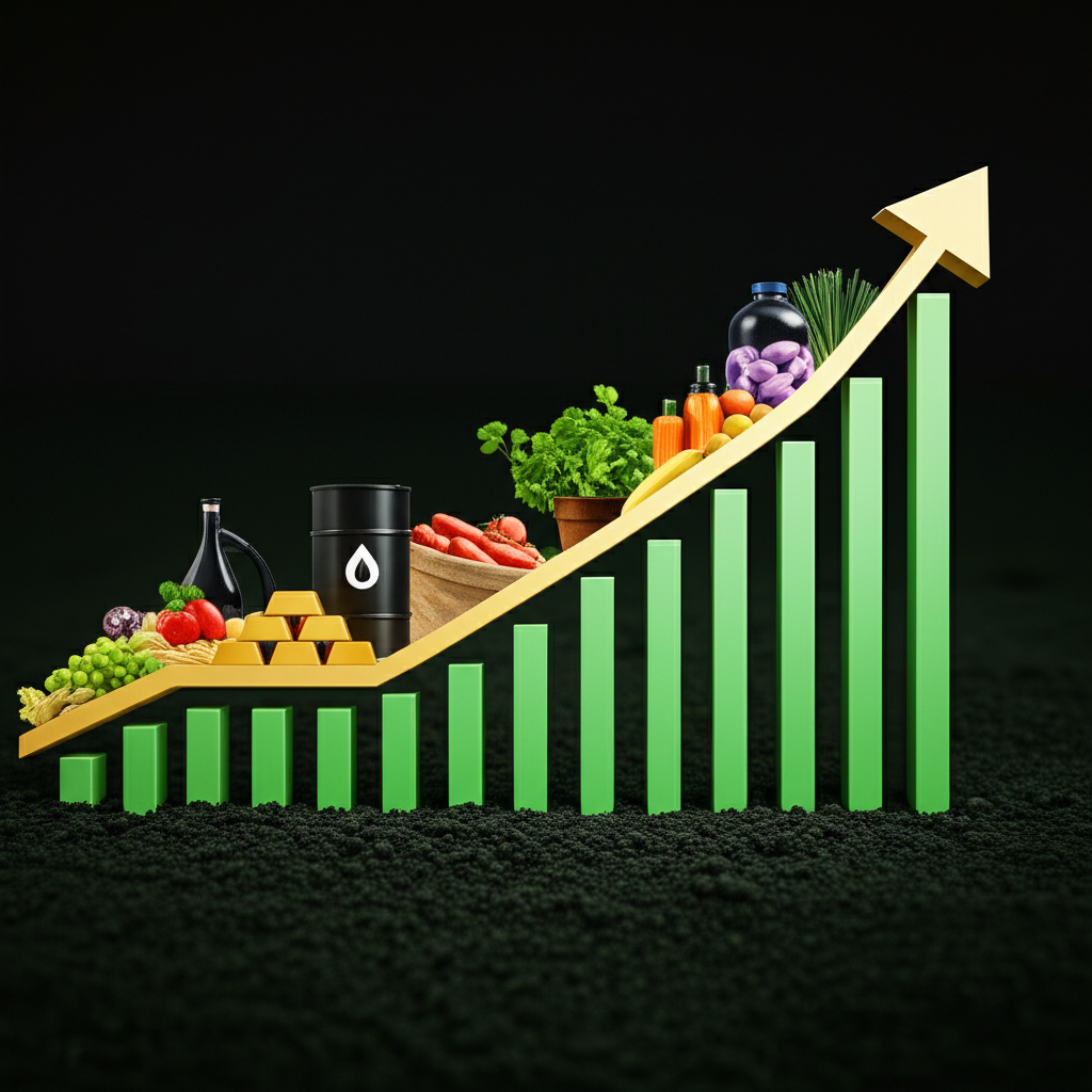 Global commodities market growth trends for 2025