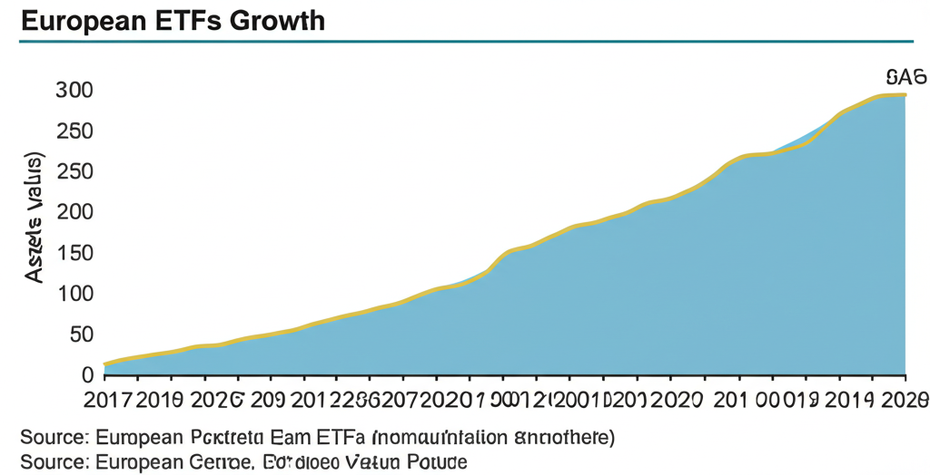 Chart illustrating the projected growth of European ETFs through 2025
