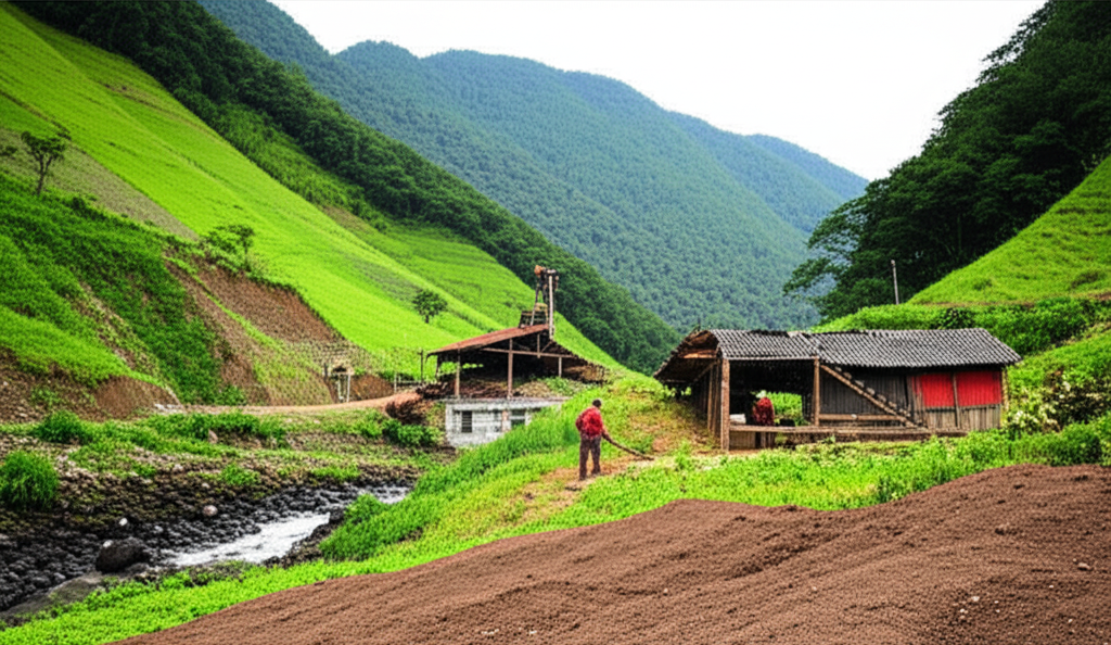 U.S. miners collaborating with surrounding natural environments in a harmonious, sustainable operation