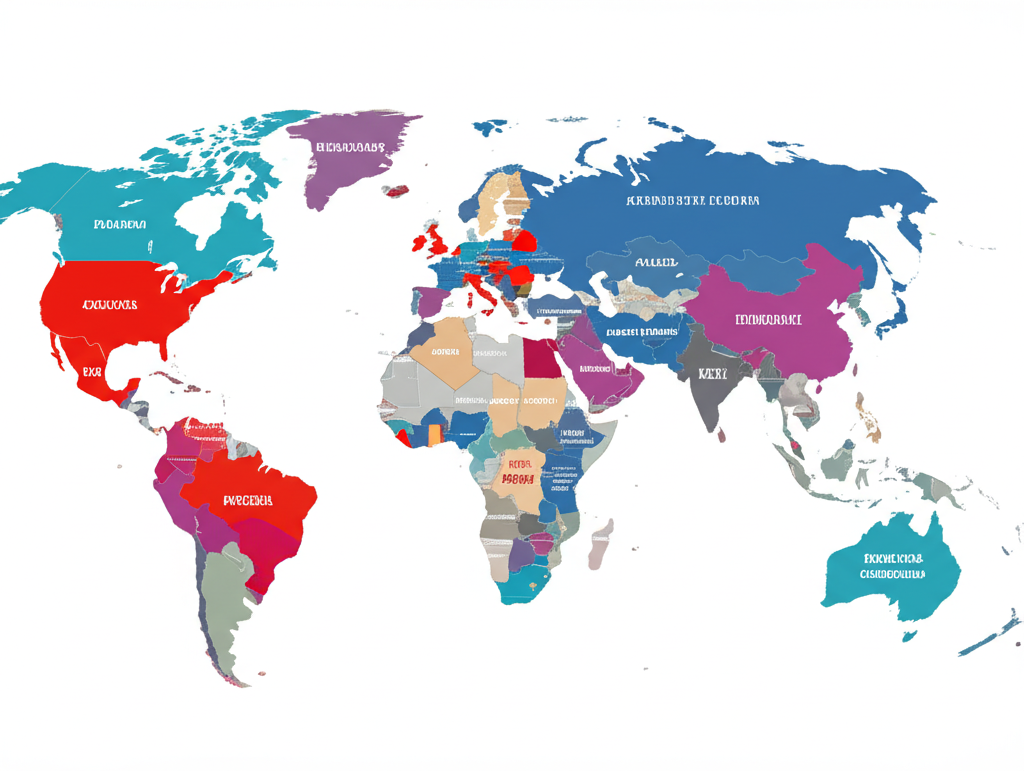 Global map highlighting BRICS+ nations for expanded emerging market opportunities