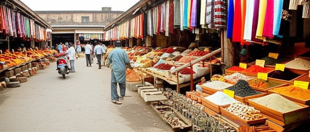 India's growing economy driving commodity demand, with visuals of industrial infrastructure and resource trade