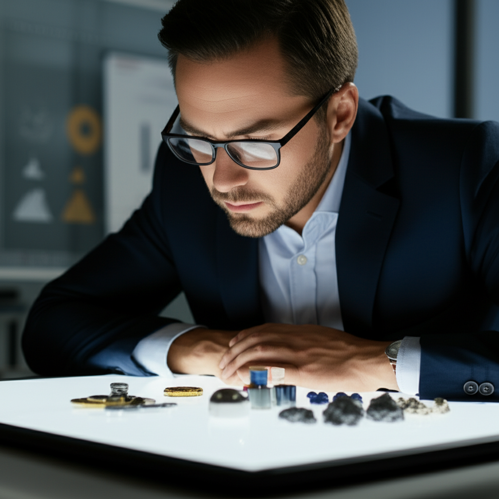 US investor analyzing battery metals market trends and opportunities