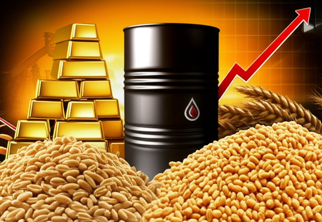 Gold, oil, grain, and the US economy