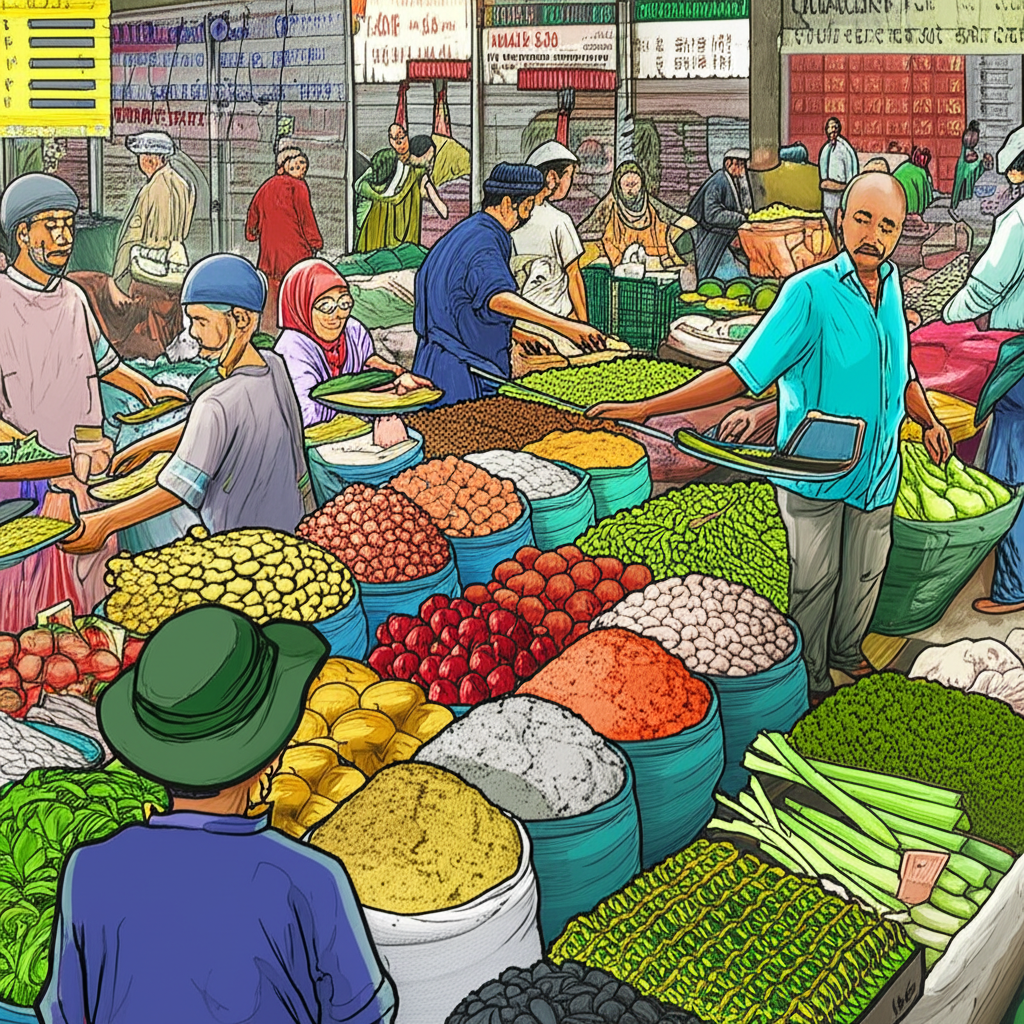 Illustration of market participants discovering commodity prices through dynamic trading interactions