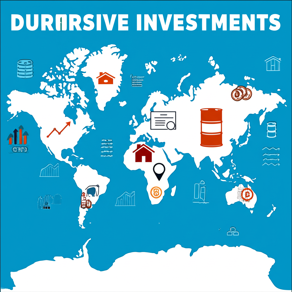World map illustrating diverse investment opportunities across global markets