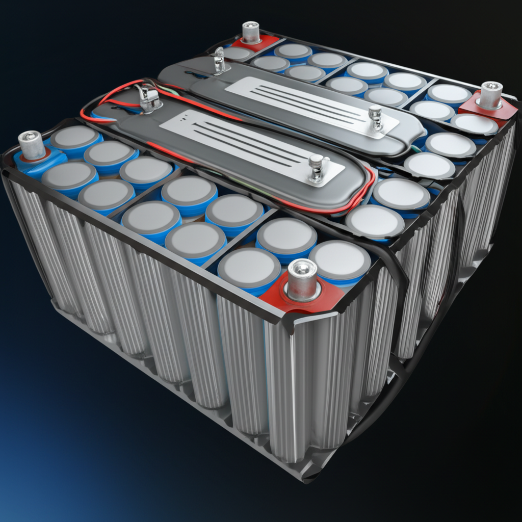 Lithium battery powers EV