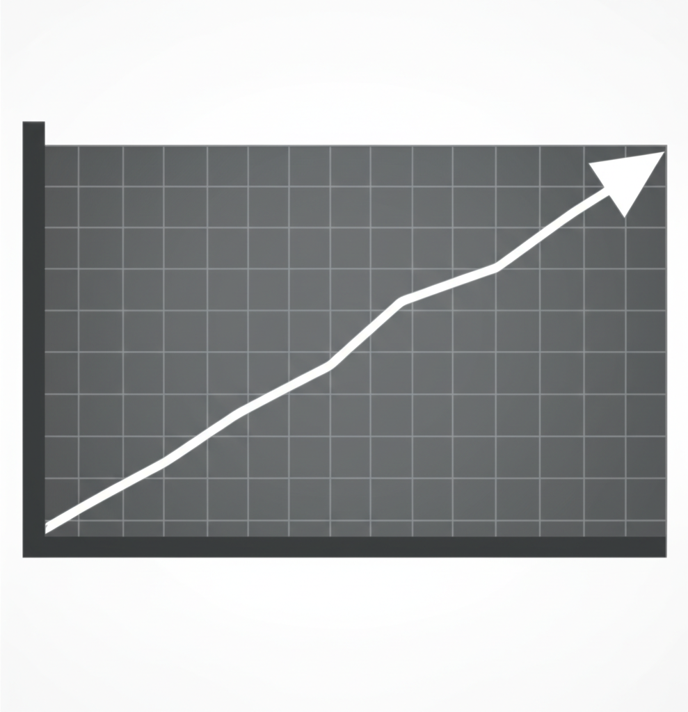 stable investment chart illustration