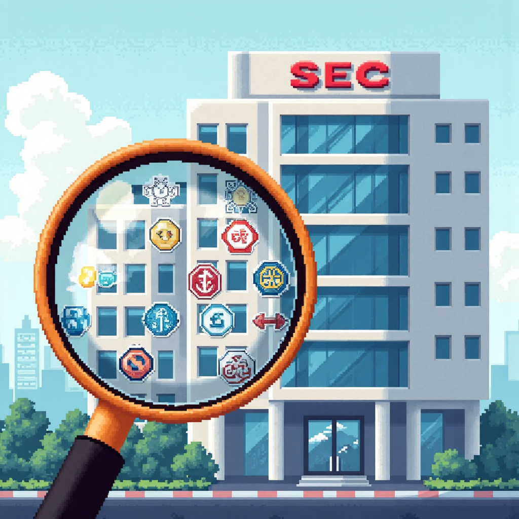 Thai SEC headquarters under scrutiny with currency icons, emphasizing regulated low deposit Forex brokers